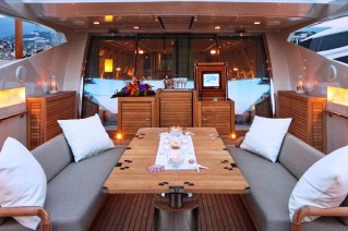 Yacht Natalia - Aft Deck